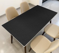 Leather Table Cover 24 x48 Inch, 1.8MM Thick PVC Table Protector Waterproof, ...