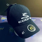 King Cobra Golf Hat Cap Mens Black King Cobra Logo Adjustable One Size OSFA NWT