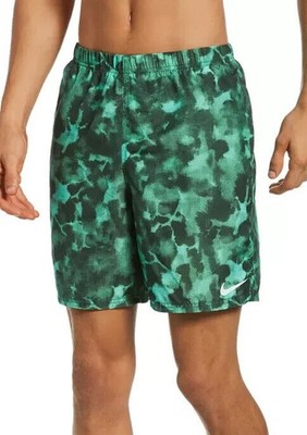 Nike Men's Cloud Dye Packable 7 Inch Volley Shorts in Galactic Jade-2XL