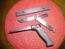 Vintage Craftsman 8 Sliding T-Bevel Square 3983 Torpedo Spirit Level Keyhole Saw