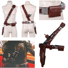 Din Djarin Belt Holster Shoulder Strap Halloween Cosplay Bounty Hunter Comic Con