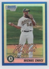 2010 Bowman Draft Chrome Picks Blue Refractor 112/199 Michael Choice #BDPP61 e5r