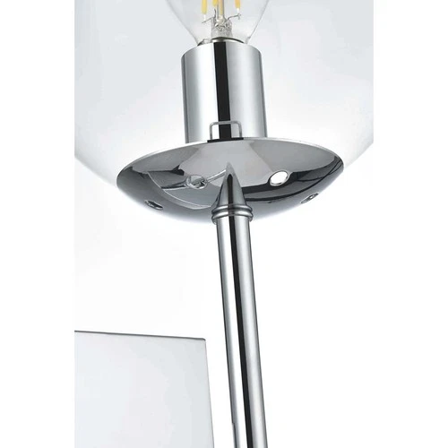 Living District LD2357C Neri 2 Light 6 inch Chrome Bath Sconce Wall Light - Picture 6 of 7