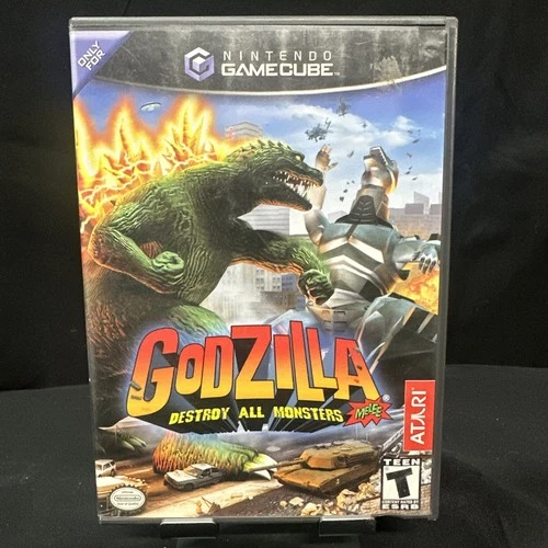 Godzilla: Destroy All Monsters Melee GameCube w/ Case and Disc (No Manual)