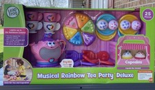 LeapFrog Musical Rainbow Tea Party Deluxe Pretend Play Set 25 Pieces