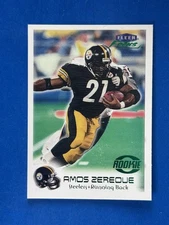 1999 Fleer Focus Stealth #160 Amos Zereoue Pittsburgh Steelers #/300