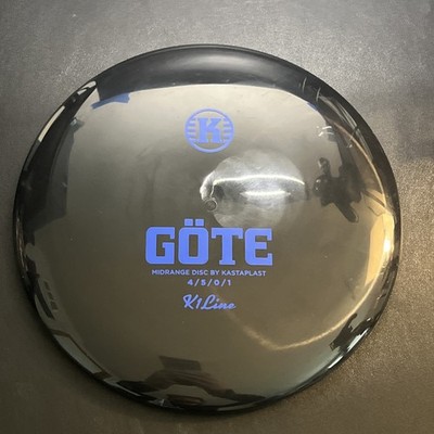 NEW - Kastaplast K1 Line Gote 178g Black w/ Blue Foil Midrange Golf Disc