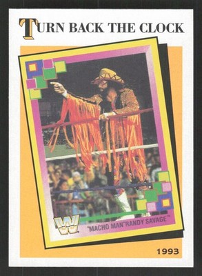 2016 Topps WWE Heritage Turn Back the Clock Macho Man Randy Savage #11