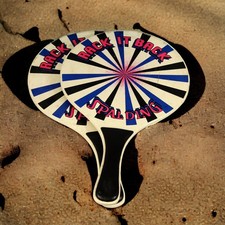 Vintage Spalding Rack It Back Wooden Paddleball racquets 1980s/1990s