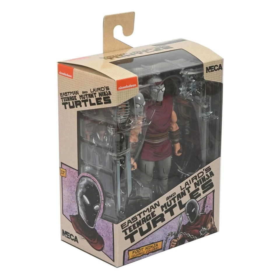 Tartarughe Ninja (mirage Comics) Action Figura Foot Ninja Classic Colors 18 Cm N - Immagine 4 di 4