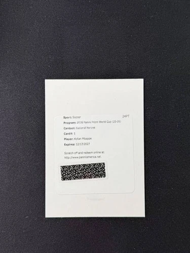 2026 Panini Prizm FIFA World Cup Kylian Mbappe National Heroes Auto