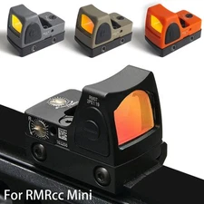 Tactical For RMRcc Mini Red Dot Sight Adjustable 2 MOA Sight With Mount Airsoft
