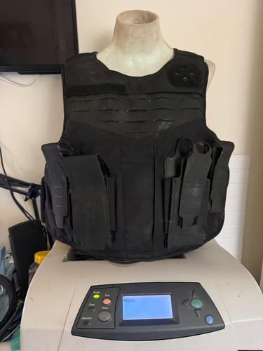 Body Armor Vest with Plates Level II 03/2020