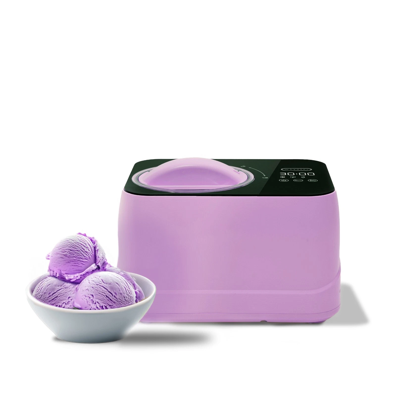 Whynter ICM-080-LH 0.8 Quart Compact Personal Automatic Ice Cream Maker