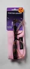 Women's Foster Grant Reading Glasses Light Brown/Pink w/ Case - PICK - 4
