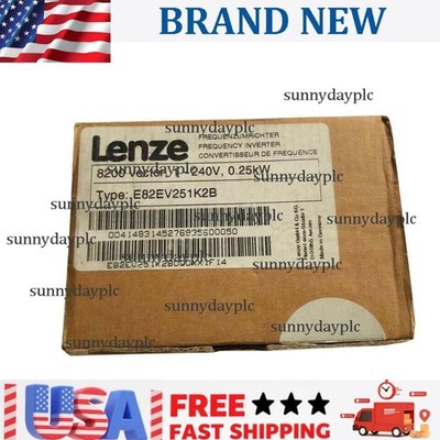 E82EV251K2B NEW LENZE E82EV251_2B Inverter Vector 8200 0.25kW E82EV251-2B-