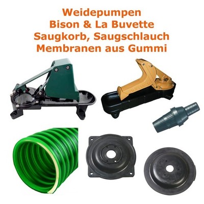 Weidepumpe Weidetränke Bison La Buvette Saugkorb Saugschlauch Membranen Ersatz