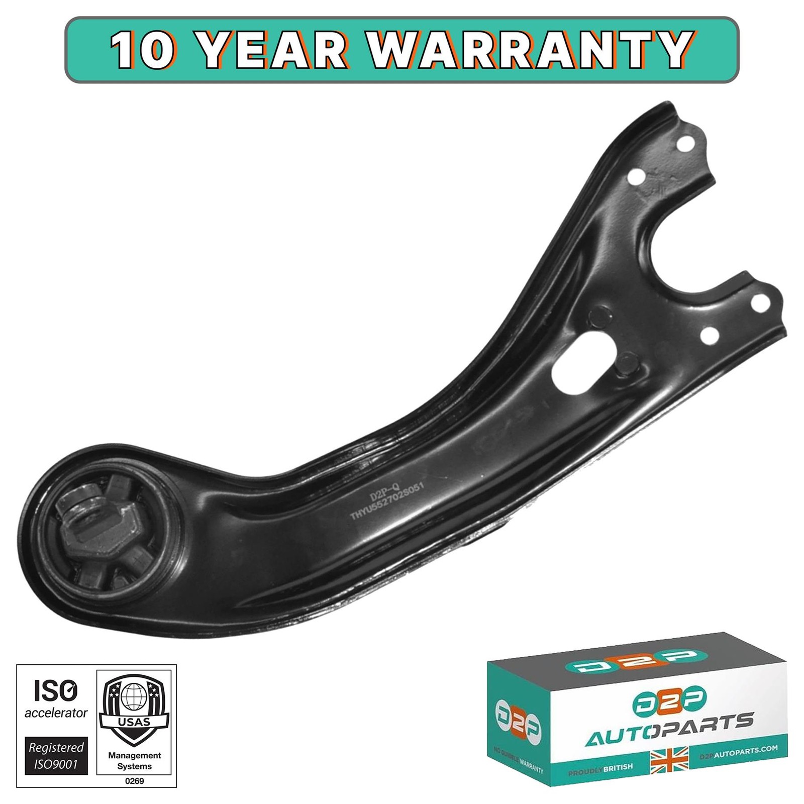 REAR LEFT WISHBONE TRAILING TRACK CONTROL ARM FOR KIA SPORTAGE (2015-2021)