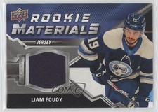 2020-21 Upper Deck Rookie Materials Liam Foudy #RM-LF 0vz