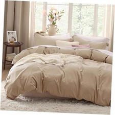 Bedsure Light Brown Oversized King 120" X 98" 02 - Light Brown No Comforter