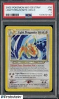 2002 Pokemon Neo Destiny #14 Light Dragonite Holo PSA 1 PR