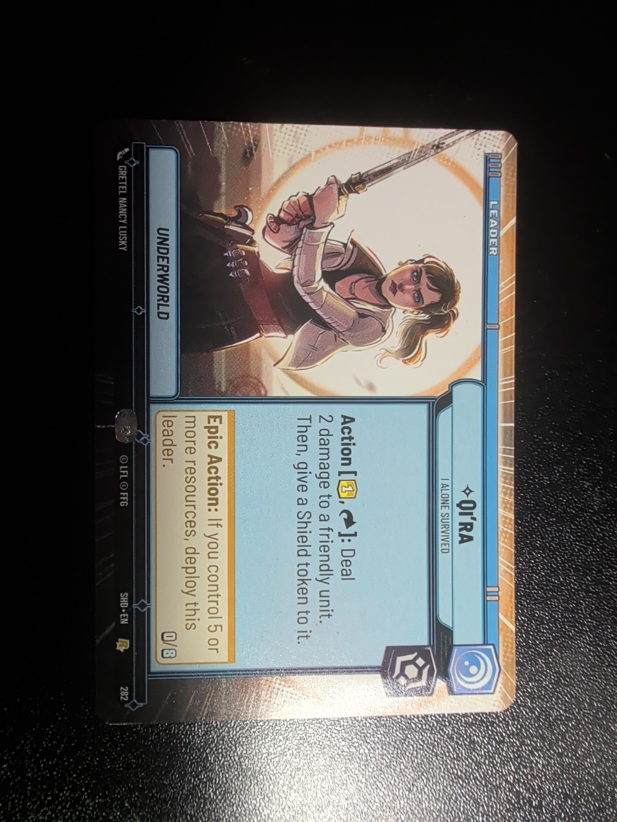 Qi'ra - I Alone Survived -Star Wars Unlimited Shadows Of The Galaxy (Hyperspace)