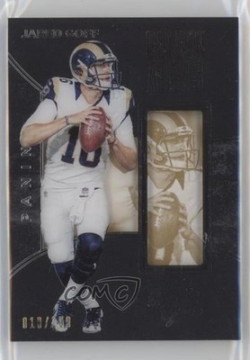 2016 Panini Black Gold Golden Arms White /100 Jared Goff #GA13 Rookie RC 0mm8