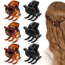 6 Pieces Hair Claw Clips, 1.3 Inch Jaw Clips for Thick or Medium Hair