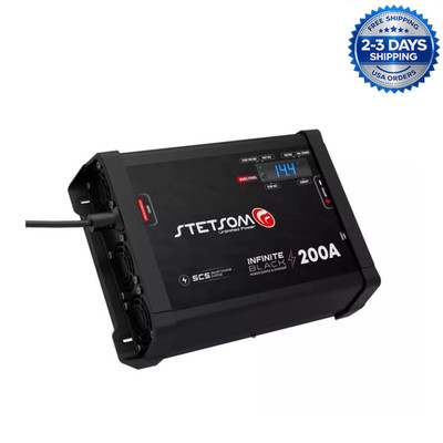 Stetsom Infinite 200A Power Supply & Battery Charger - 12V High Current Digital