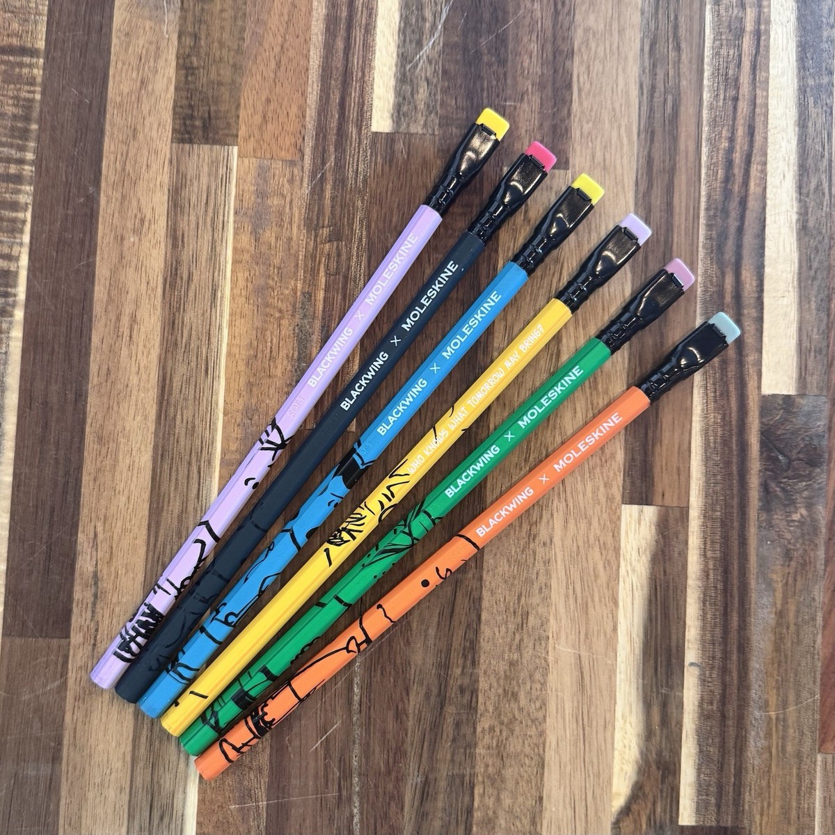 6) Blackwing x Moleskine – Peanuts Pencils (NO BOX) | eBay