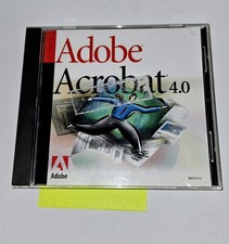 Adobe Acrobat Reader 4.0 CD W/ Serial Number For Mac