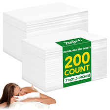 200Pcs Disposable Massage Table Sheets 31.5" X 71" Non-Woven Fabric Massage Tabl