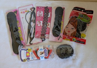 Neu Haarstyling Zubehör Paket Zöpfe Drehungen Volumen Basis Donut