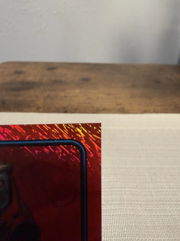 2025 Topps Chrome Marvel - Star-Lord Red Bookend #5/5 — 第 3/4 张图片