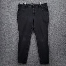 American Eagle Hi Rise Jegging Womens 18 Regular Black Dream Stretch Skinny Jean