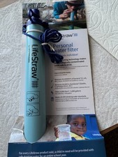 Lifestraw LSPHF017 Portable Personal Emergency Water Filter Purifier, New in Box