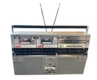 Vintage Sharp GF-555 Boombox Double Cassette  Radio Recorder *READ* NEEDS REPAIR