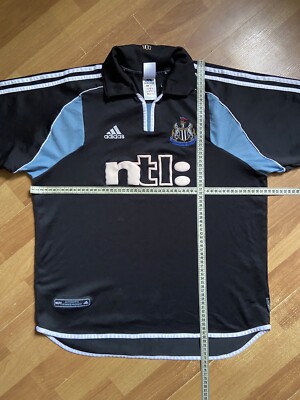 NEWCASTLE UNITED 2000 2001 AWAY FOOTBAL SHIRT SOCCER JERSEY ADIDAS