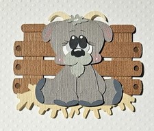 Farm Goat. Scrapbook, Card Making Paper Piecing