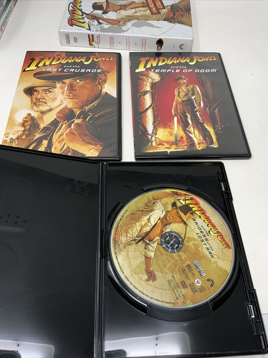 Indiana Jones - The Adventure Collection (DVD, 2008, 3-Disc Set,  Widescreen) for sale online