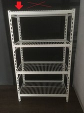 Coolroom Antimicrobial PowderCoated Shelving with WireShelves 1350Hx300W-3LEVELS