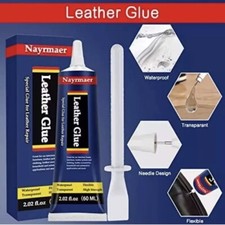 Nayrmaer Leather Glue Special Fabric Glue Permanent Clear Washable for Bondin