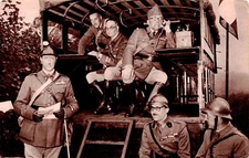 Postcard Soldiers in the Field Military