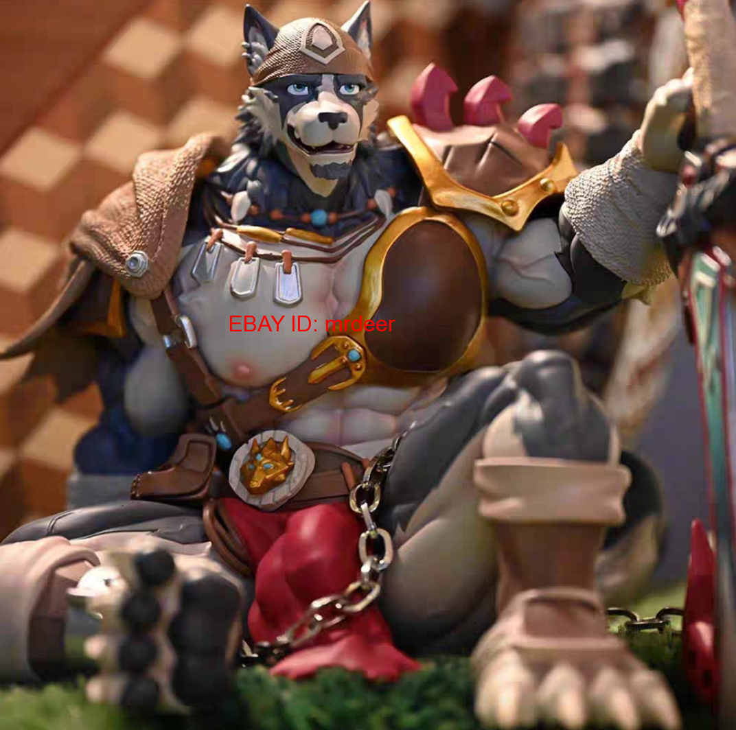 ケモコレ Furry Studio 1/6 Volga Orcus Wolf God Kemocoliseum Resin Model
