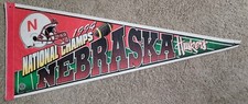 1994 Nebraska Cornhuskers National Champs pennant Tom Osborne Lawrence Phillips