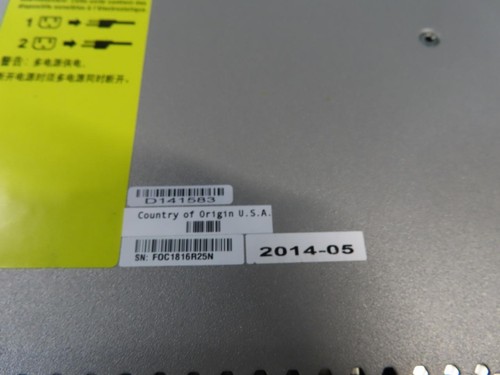 CISCO NEXUS 6000 SERIES N6K-C6001-64P 48-PORT SFP 4-PORT QSFP DUAL POWER SWITCH - Picture 8 of 14