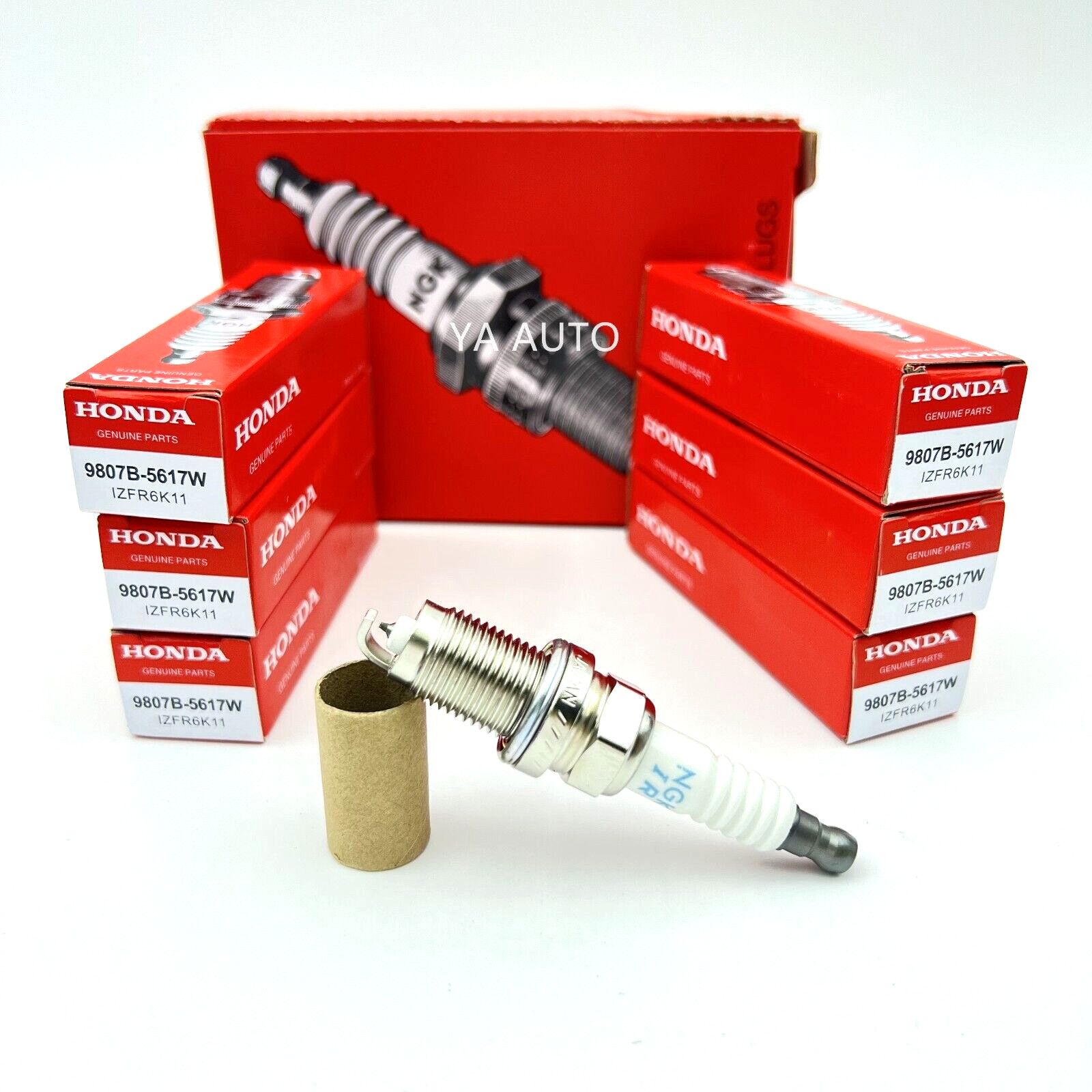 6Pcs NGK IZFR6K11 Iridium Spark Plugs for Honda Accord Civic Acura MDX RSX RL TL