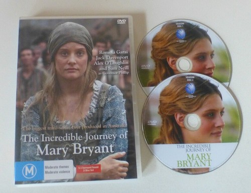 THE INCREDIBLE JOURNEY OF MARY BRYANT dvd REGION 4 drama AUSTRALIAN MINI-SERIES