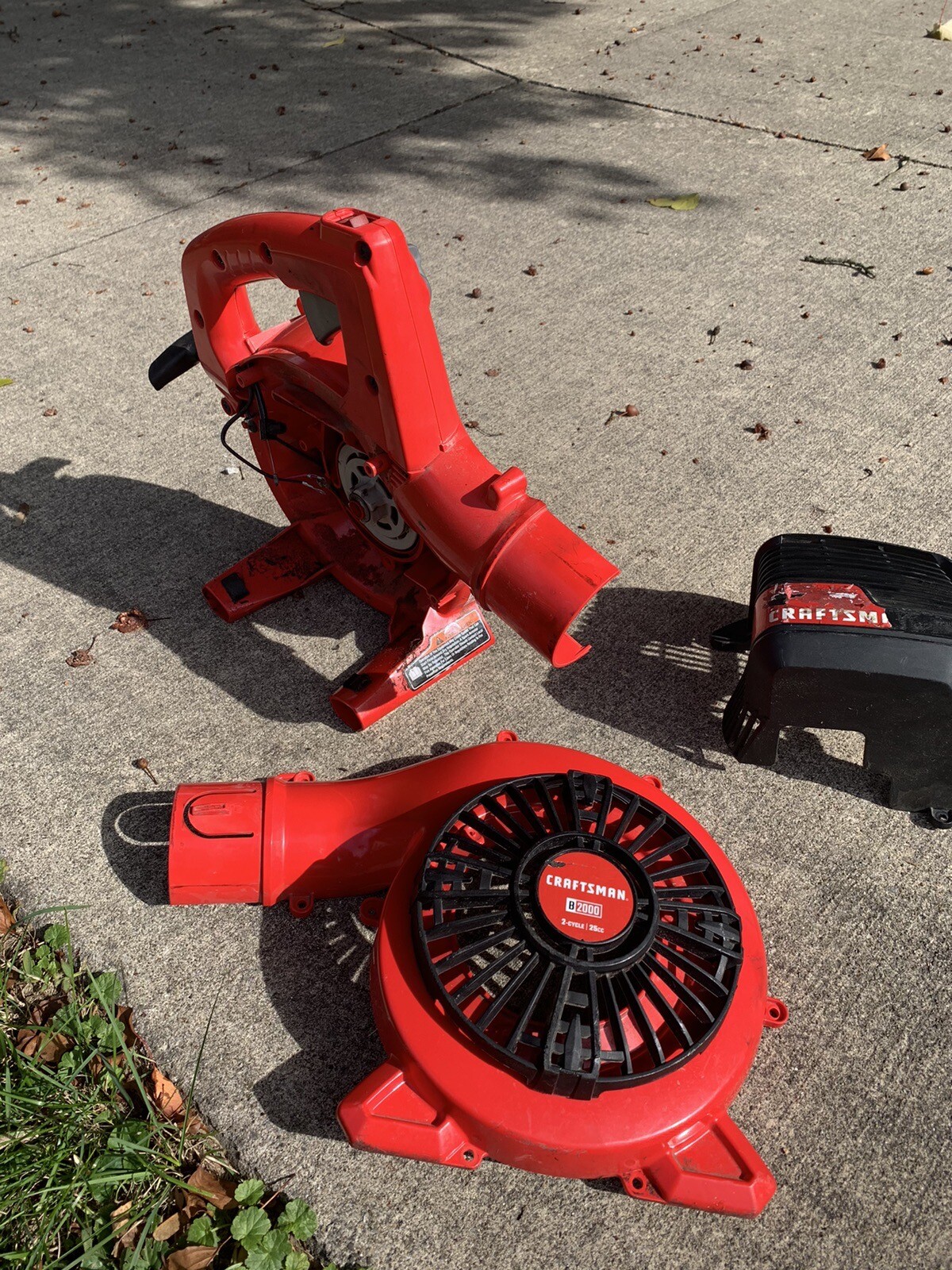 Craftsman B2000 Gas Leaf Blower 2Cycle engine housing/starter