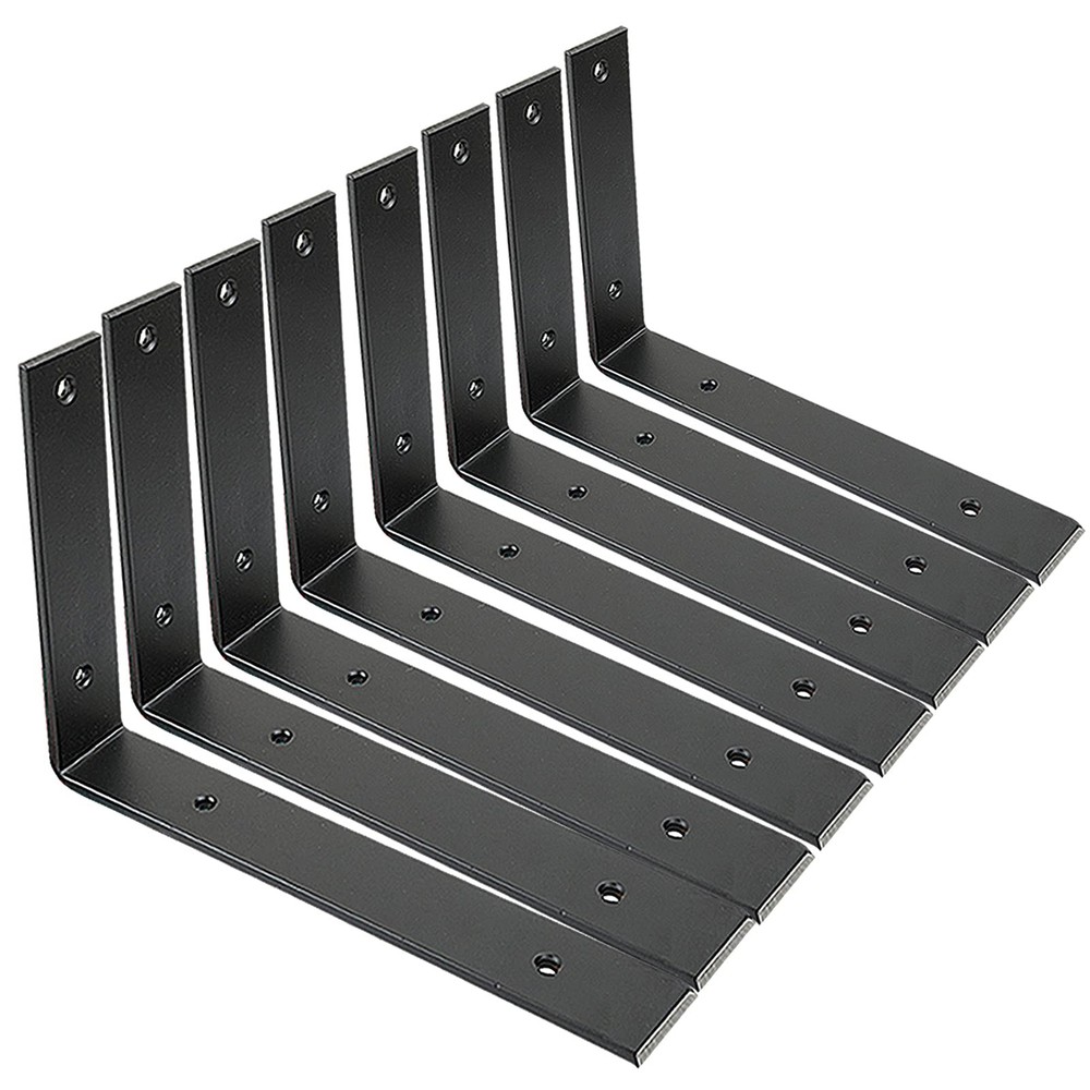 Shelf Brackets 10 Inch Wall Brackets L Brackets 8PCS Heavy Duty Brackets for ...